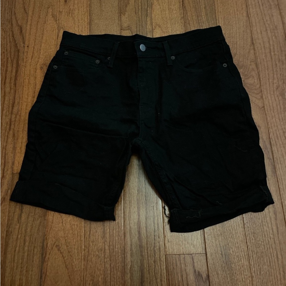 Levi's Men's Black Jean Shorts